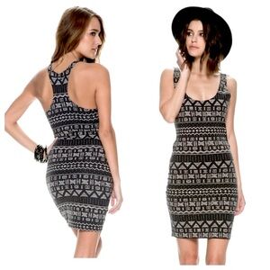 Billabong NWT Racer-back Aztec dress 90% Cotton 20%Spandex